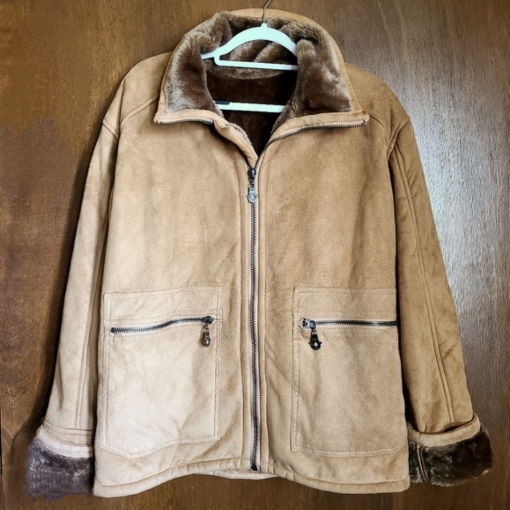 T. Shearling Reportage R.G.A. Italy Style coat 🤎